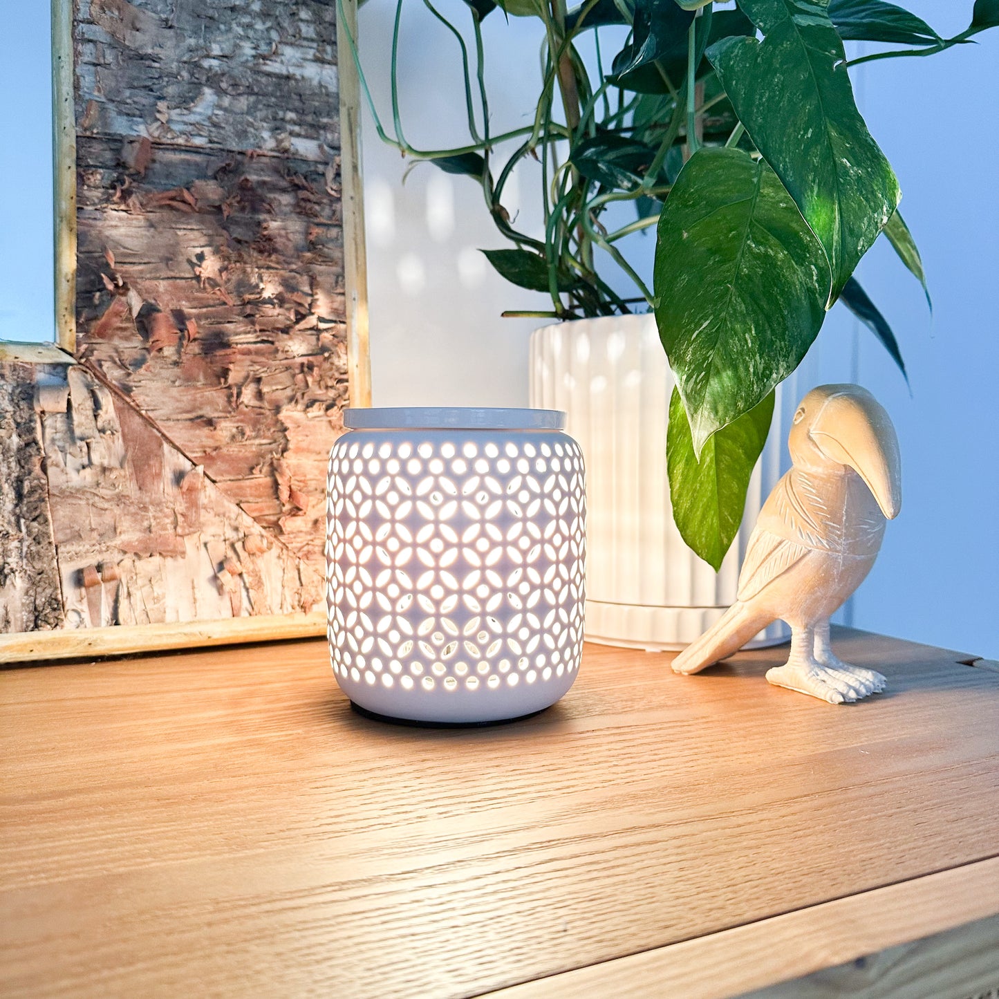 White Ceramic Wax Warmer
